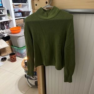 Lululemon merino wool blend ribbed turtle neck sweater